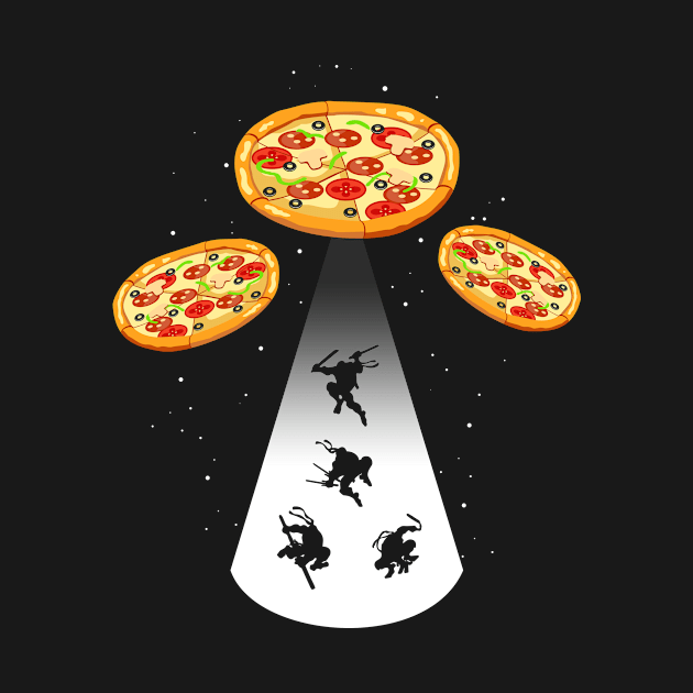 Pizza UFO by MisfitInVisual