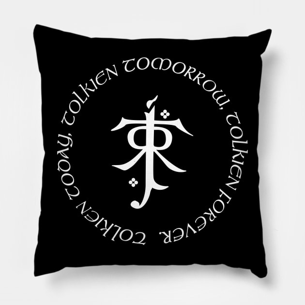 Tolkien Forever Pillow by 7Guerreiros