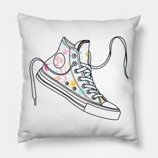 Aries high tops - Pastel colours Pillow