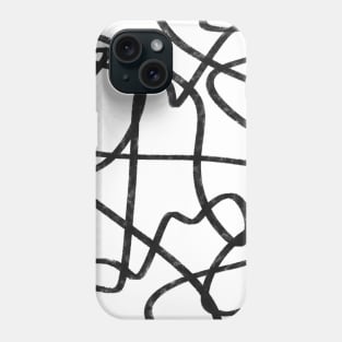 abstract organic lines Phone Case