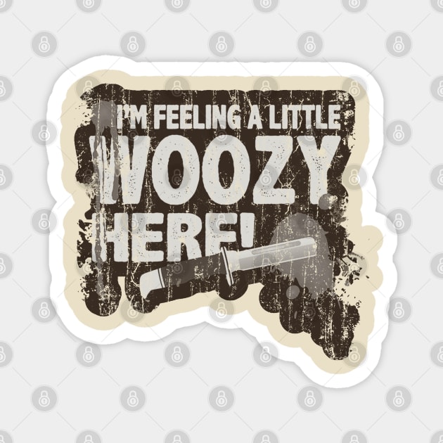 I'm Feeling a little woozy here! - Retro Fun Design 1996 Magnet by sgregory project