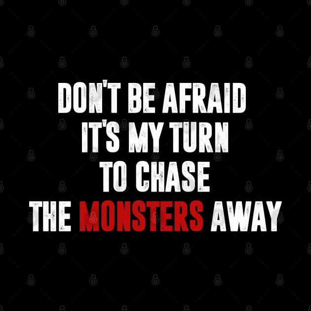 To chase the monsters away. by Kurang Kuning