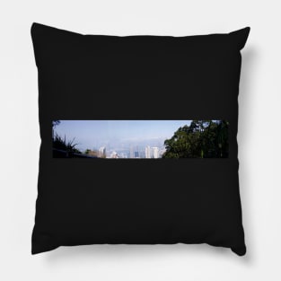 View Of Hongkong From Victoria Harbour Pillow