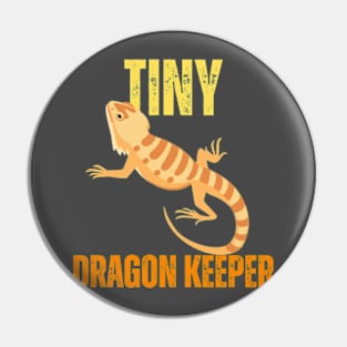 Tiny Dragon Keeper Lover Lizard Reptile Pin