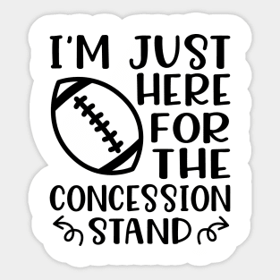 GlimmerDesigns I'm Just Here for The Concession Stand Baseball Softball Cute Funny T-Shirt