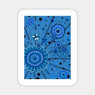 Mandala -- BLUUUUUUE Magnet