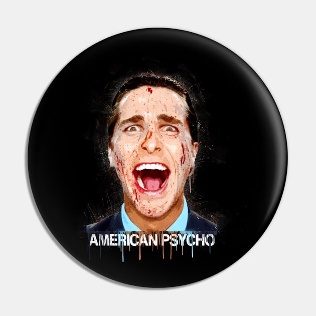 American Psycho - Christian Bale Pin by NorthWestDesigns