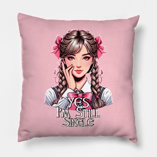 Single Valentines Day vii Pillow