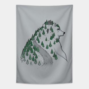 Wild Bear Tapestry