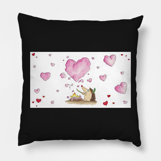 Love message Pillow by nicolejanes