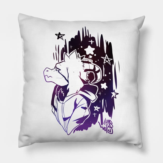 SwapFellShift Asriel Pillow by WiliamGlowing
