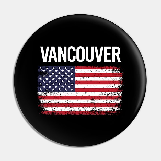 The American Flag Vancouver Pin by flaskoverhand