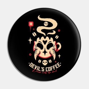 Devil's Coffee Pin