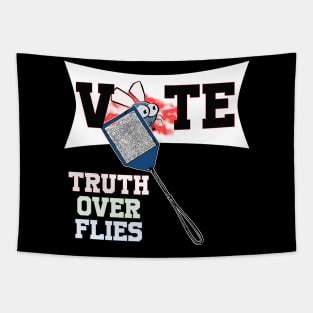 truth over flies fly swatter Tapestry