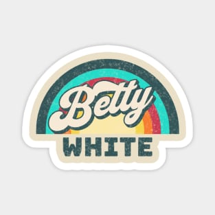 White Vintage Magnet