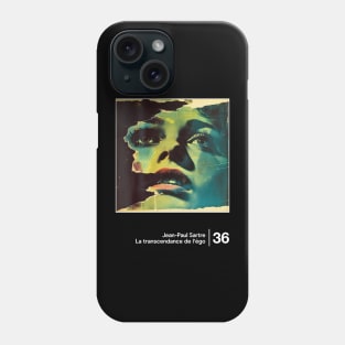 La transcendance de l'égo - Minimal Style Graphic Artwork Phone Case