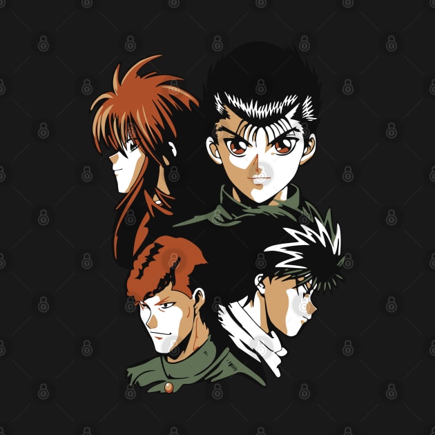 yu yu hakusho Fanart by Planet of Tees