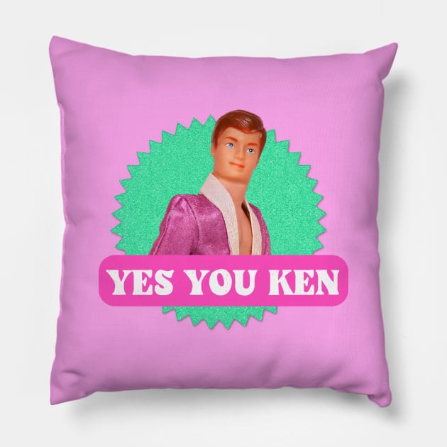 yes you ken Pillow by From Mars