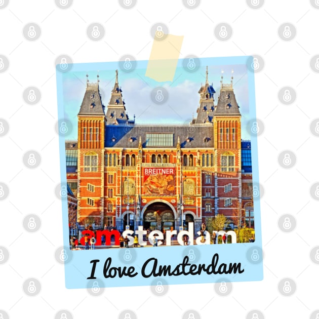 I love Amsterdam, Netherlands by zzzozzo