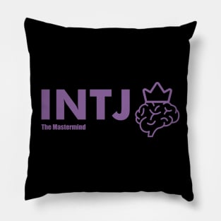 INTJ The Mastermind MBTI types 1C Myers Briggs personality gift with icon Pillow