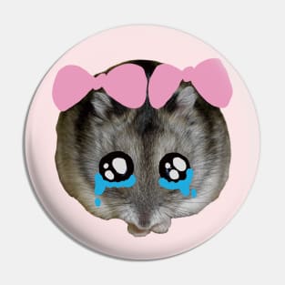 Sad Hamster Pin