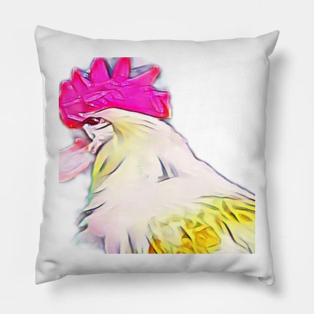 Murphy the Rooster Pillow by Pastoress Smith