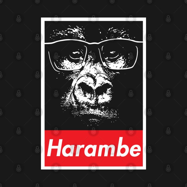 Harambe Gorilla by otewe84