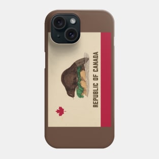 Republic Of Canada - Surreal/Collage Art Phone Case