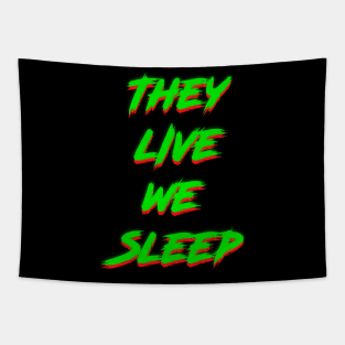 They Live (Green) Tapestry