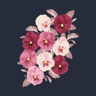 Field of pansies T-Shirt