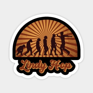 Lindy Hop Retro Evolution Design Magnet