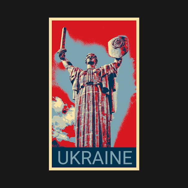 Ukraine in Shepard Fairey style by Montanescu