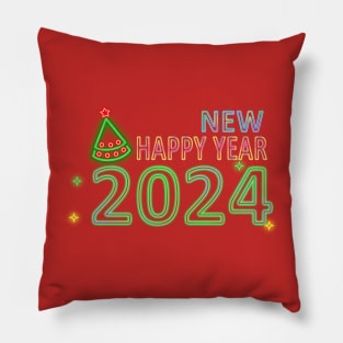 Happy New year 2024 Pillow