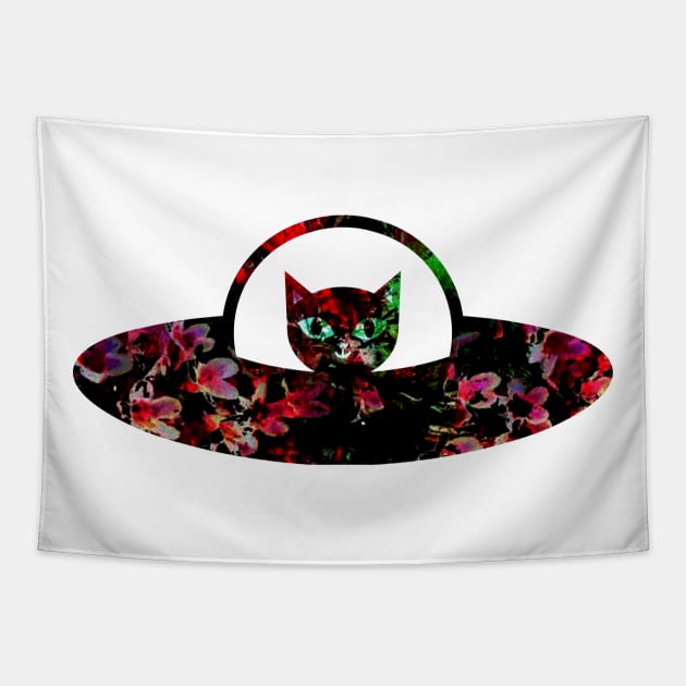 UFO Cat Tapestry by SpaceART