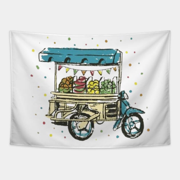 Fruit and vegetable Tapestry by one tap