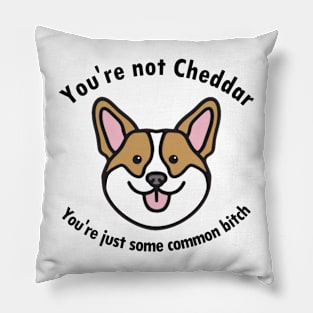 You're Not Cheddar Pillow