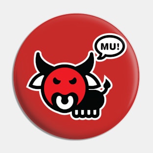 Mu the Bull Pin