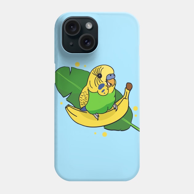 cute banana budgie Phone Case by FandomizedRose