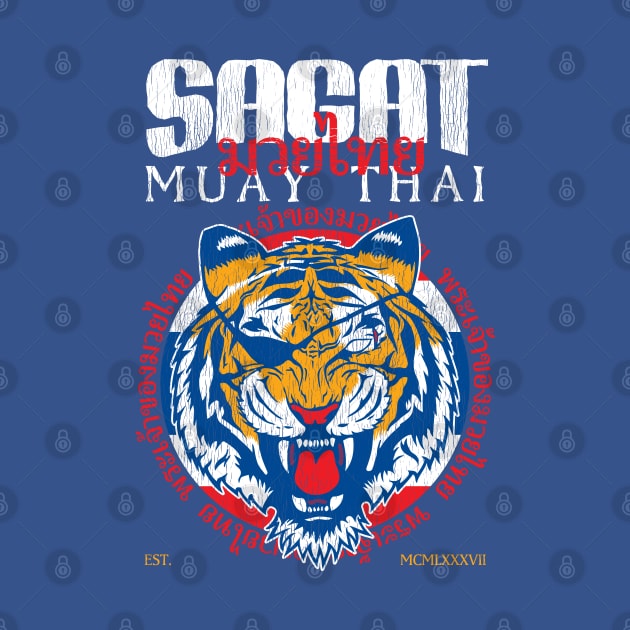 Sagat The God of Muay Thai Tiger Gym by RevLevel