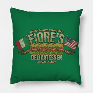 Fiore's Delicatessen Chicago 1970 Pillow