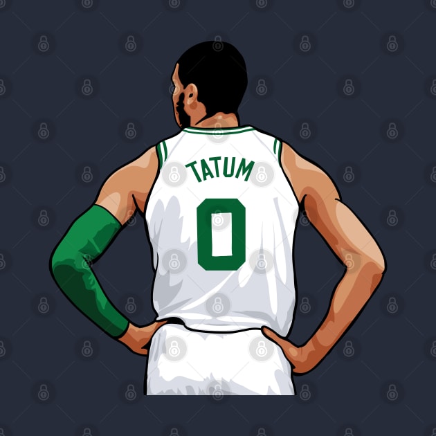 Jayson Tatum Vector Standing by qiangdade