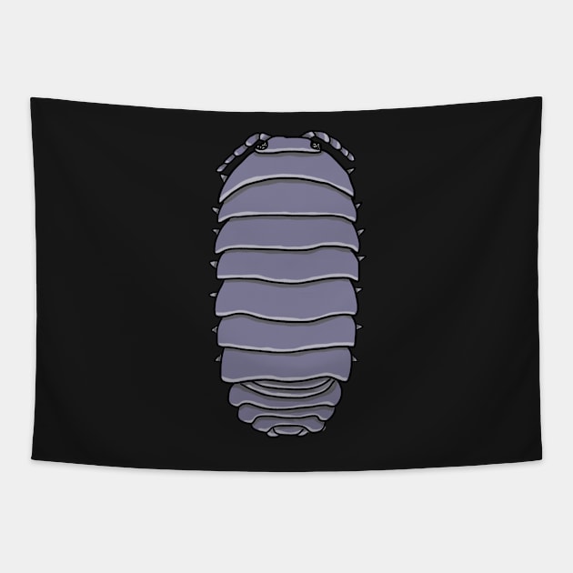 Armadillidium Vulgare isopod Tapestry by Artbychb