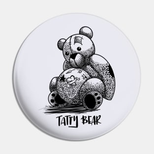 Tatty the Tattooed Bear Pin