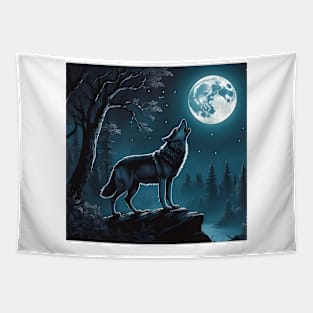 Wolf´s Howl Tapestry