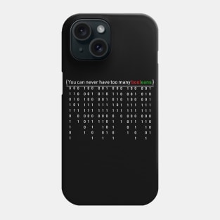 Coding Jokes (Booleans) Phone Case