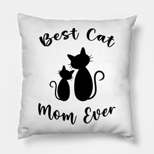 Best Cat Mom Ever Mother's Day Pillow