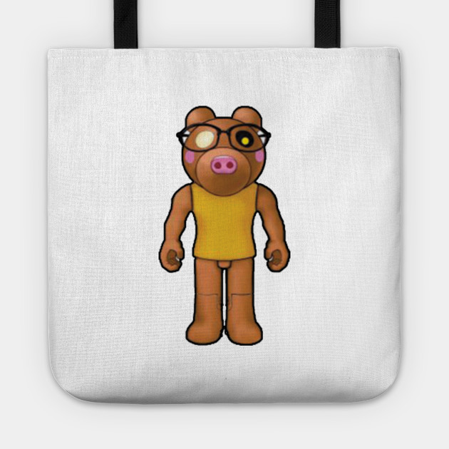 Piggy Roblox Roblox Game Roblox Characters Piggy Roblox Tote Teepublic - roblox candy hair