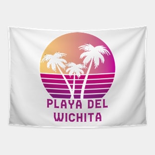 Playa Del Wichita KS Funny Wichita Kansas Design Tapestry