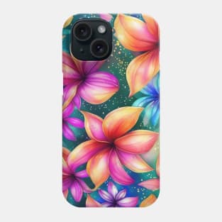 Whimsical Flowers Phone Case