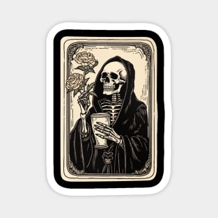 Skeleton Tarot Card Magnet